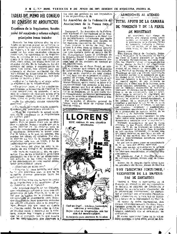 ABC SEVILLA 09-06-1967 página 45