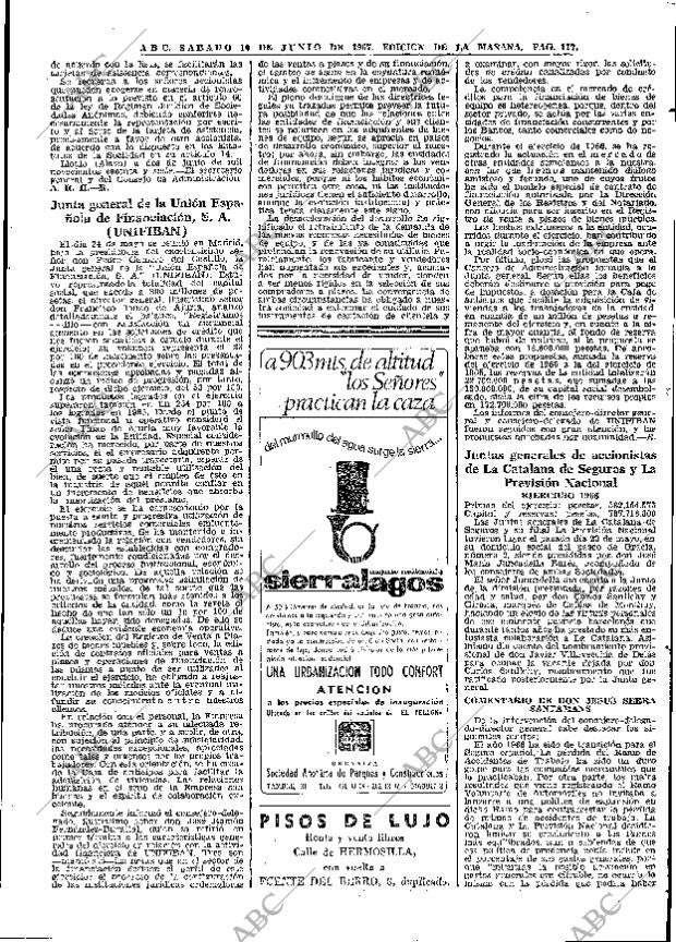ABC MADRID 10-06-1967 página 117