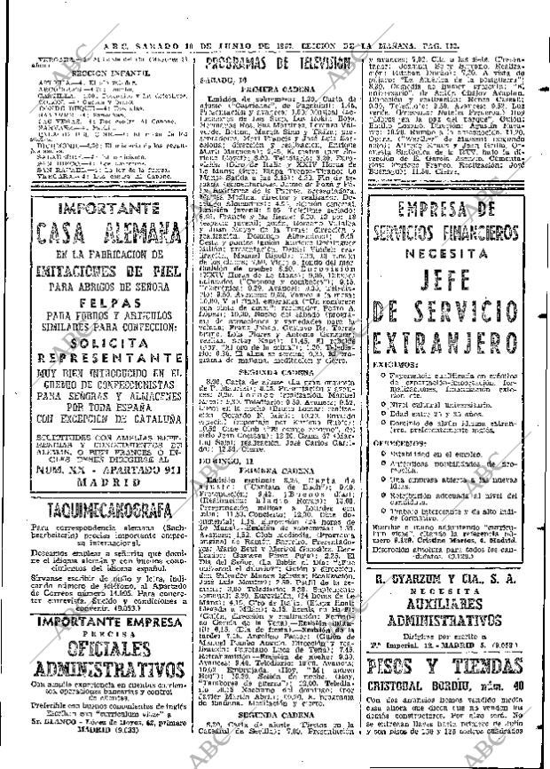 ABC MADRID 10-06-1967 página 133
