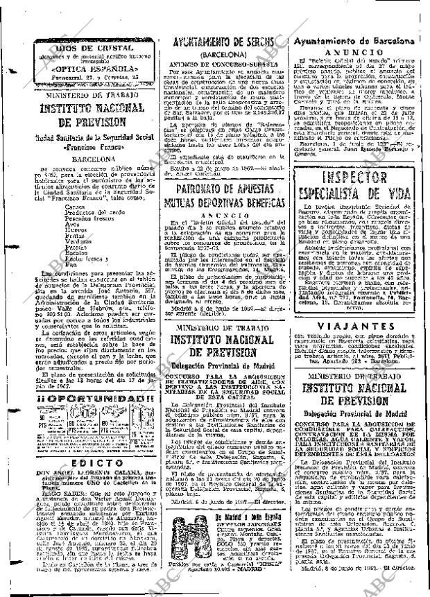 ABC MADRID 10-06-1967 página 148
