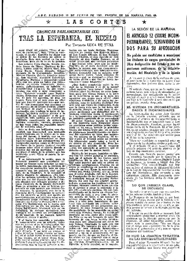 ABC MADRID 10-06-1967 página 65