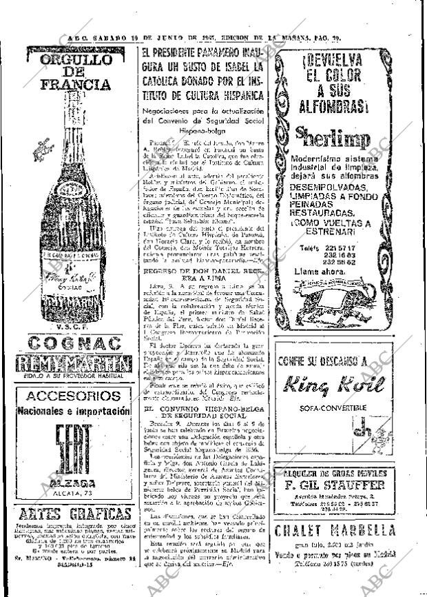ABC MADRID 10-06-1967 página 70