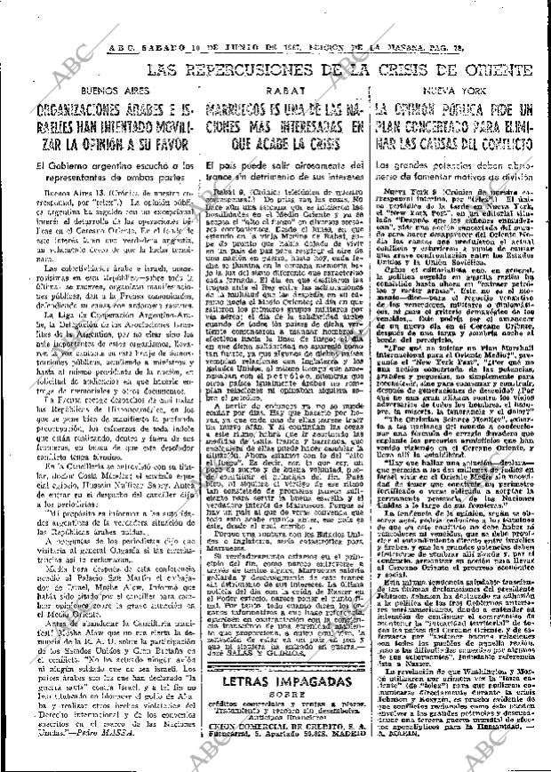 ABC MADRID 10-06-1967 página 78
