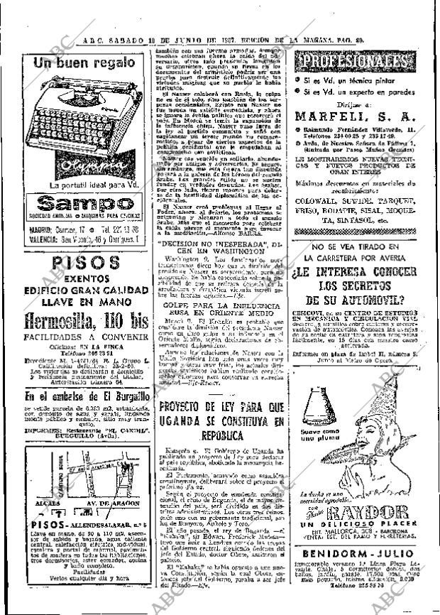 ABC MADRID 10-06-1967 página 80