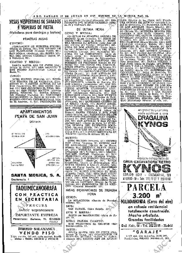 ABC MADRID 10-06-1967 página 84