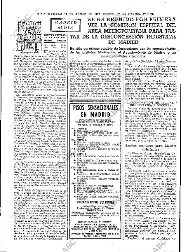ABC MADRID 10-06-1967 página 97