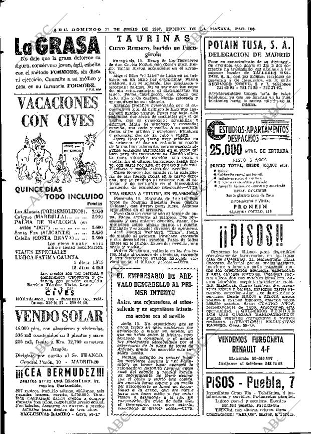 ABC MADRID 11-06-1967 página 106