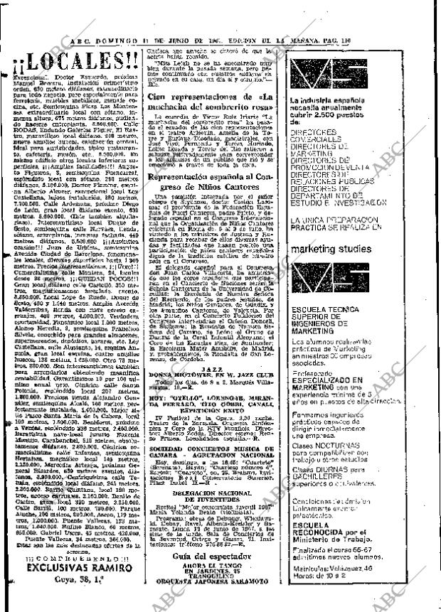 ABC MADRID 11-06-1967 página 110