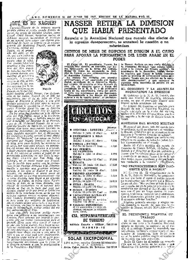 ABC MADRID 11-06-1967 página 55