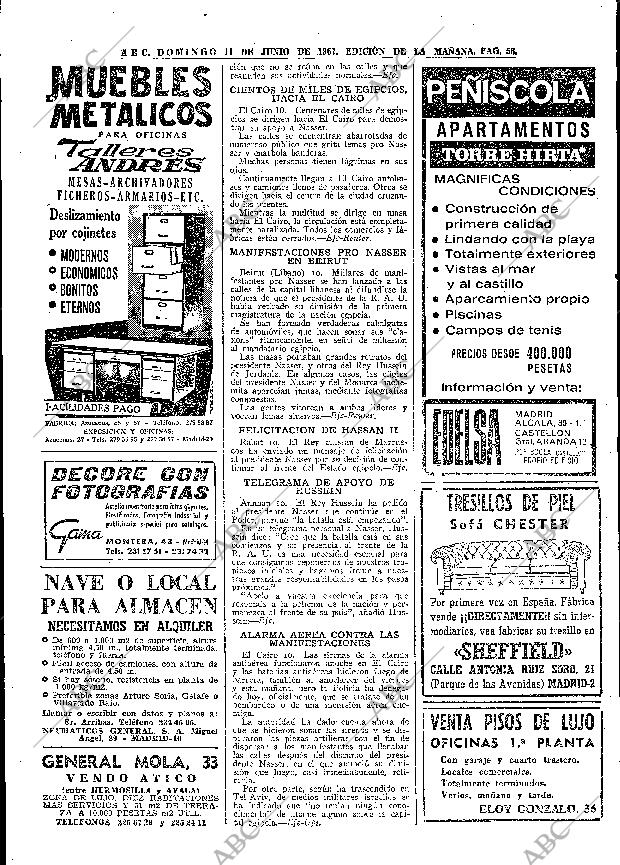 Abc Madrid 11 06 1967 Pagina 56 Archivo Abc