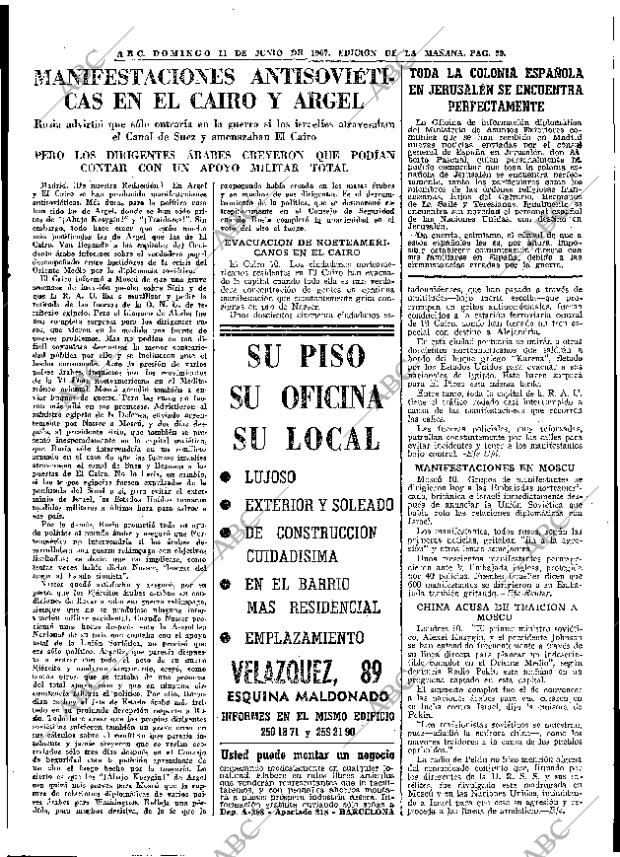 ABC MADRID 11-06-1967 página 59