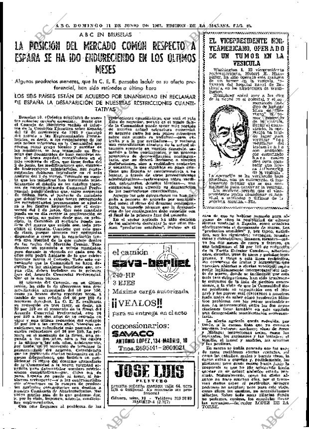 ABC MADRID 11-06-1967 página 65