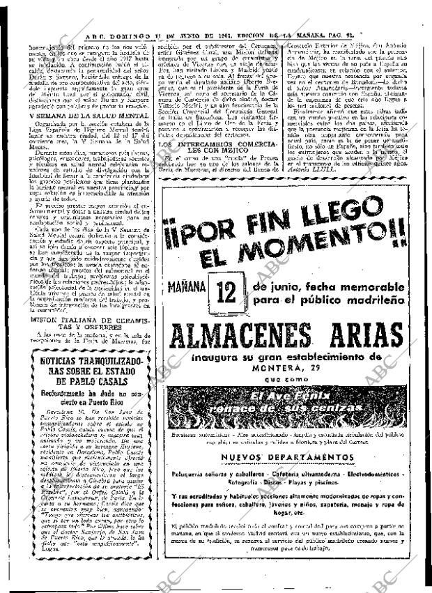 ABC MADRID 11-06-1967 página 81