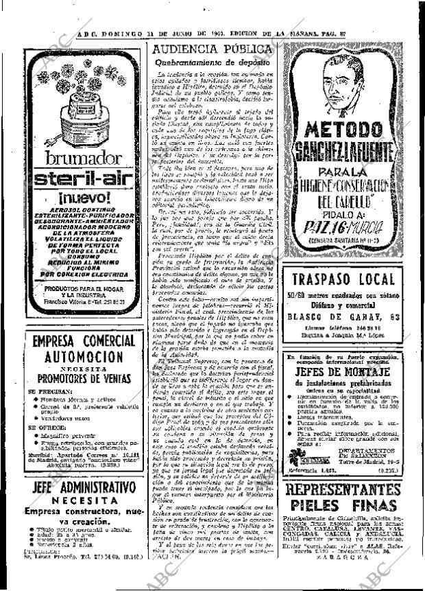 ABC MADRID 11-06-1967 página 82