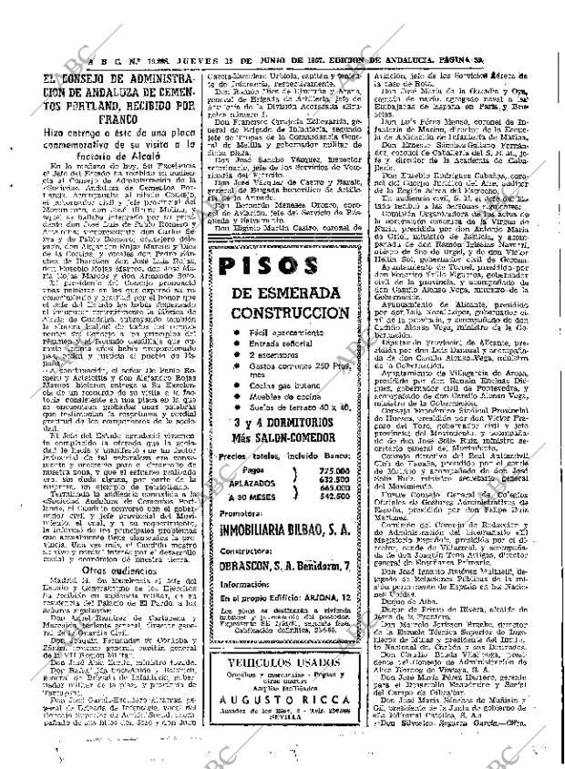 ABC SEVILLA 15-06-1967 página 39