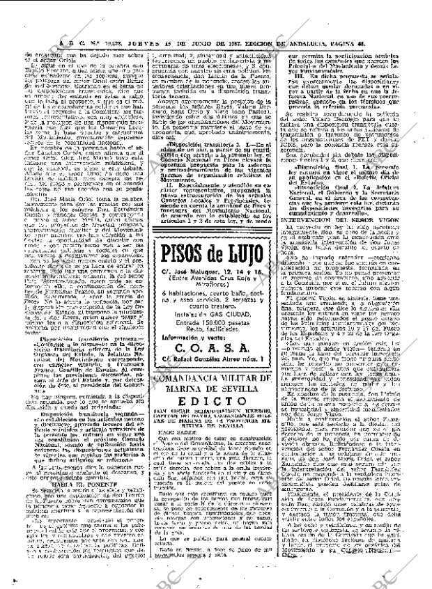 ABC SEVILLA 15-06-1967 página 44
