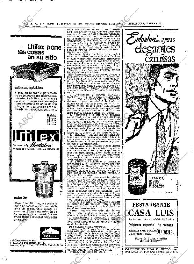 ABC SEVILLA 15-06-1967 página 48