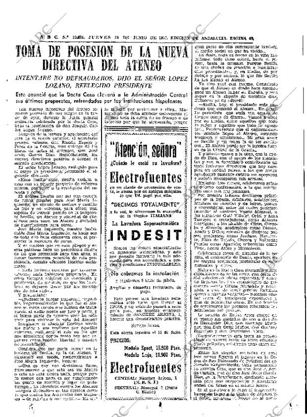 ABC SEVILLA 15-06-1967 página 49