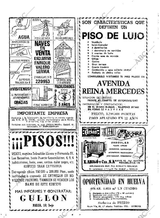 ABC SEVILLA 15-06-1967 página 74
