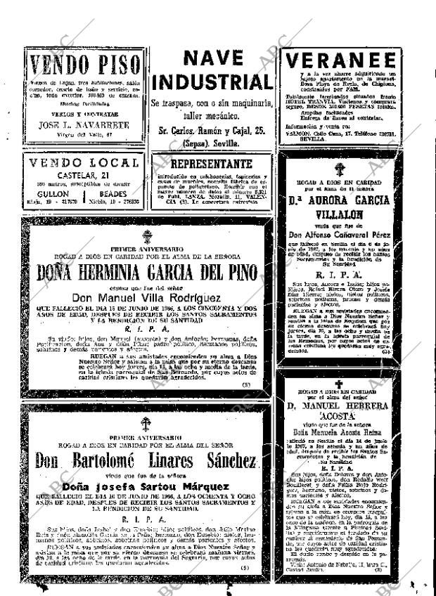 ABC SEVILLA 15-06-1967 página 77