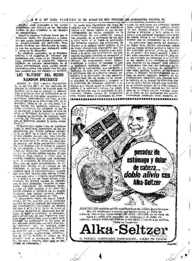 ABC SEVILLA 16-06-1967 página 17
