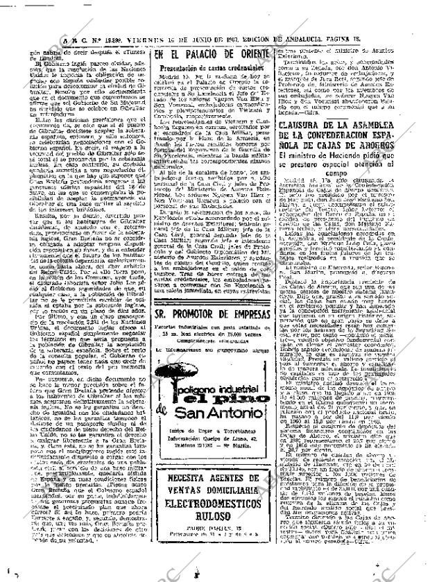 ABC SEVILLA 16-06-1967 página 18