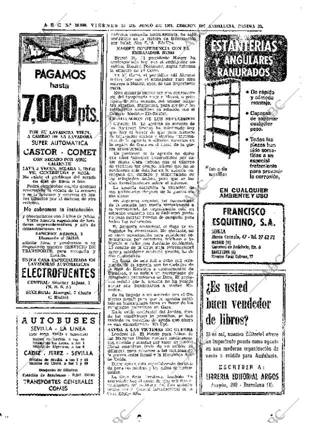 ABC SEVILLA 16-06-1967 página 20