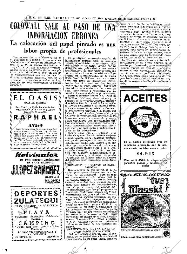 ABC SEVILLA 16-06-1967 página 34