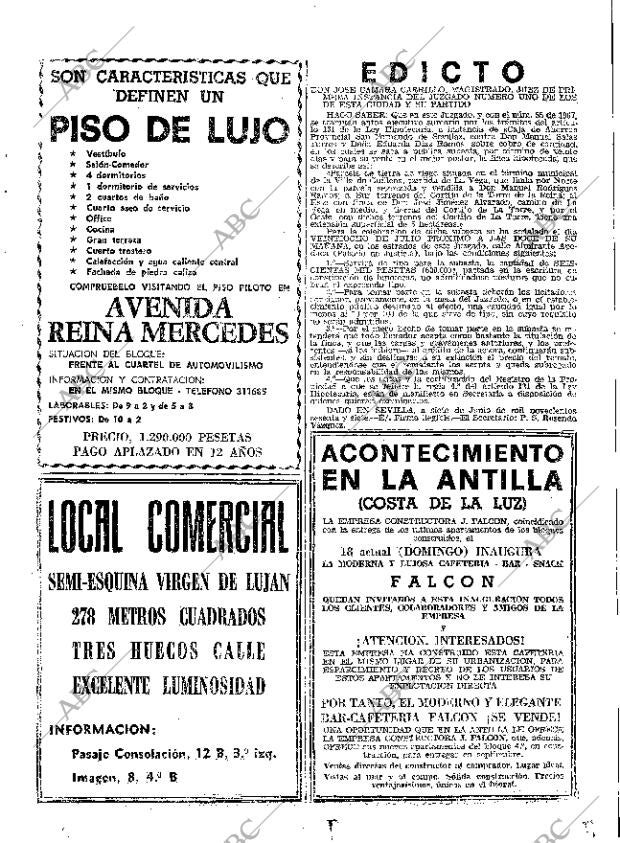ABC SEVILLA 16-06-1967 página 57