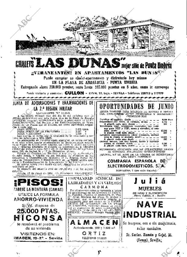 ABC SEVILLA 16-06-1967 página 59