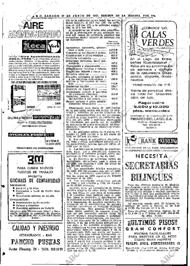 ABC MADRID 17-06-1967 página 104
