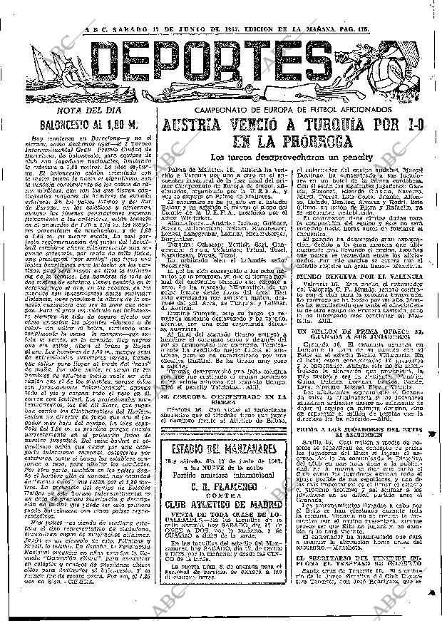 ABC MADRID 17-06-1967 página 113