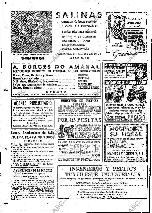 ABC MADRID 17-06-1967 página 140