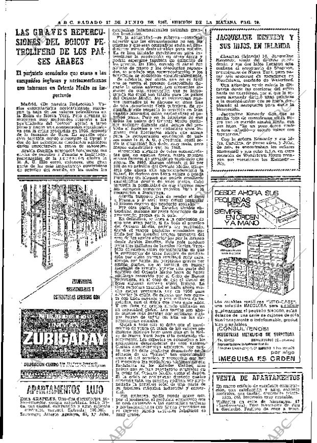 ABC MADRID 17-06-1967 página 68