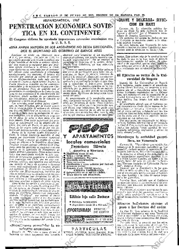 ABC MADRID 17-06-1967 página 75