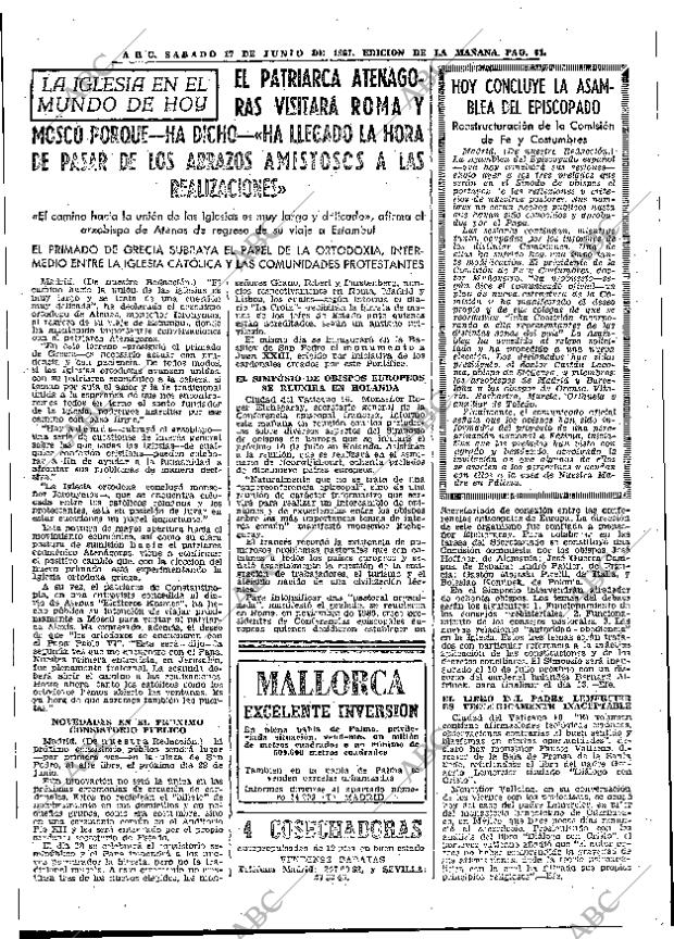 ABC MADRID 17-06-1967 página 79