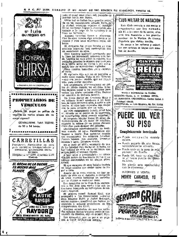 ABC SEVILLA 17-06-1967 página 36