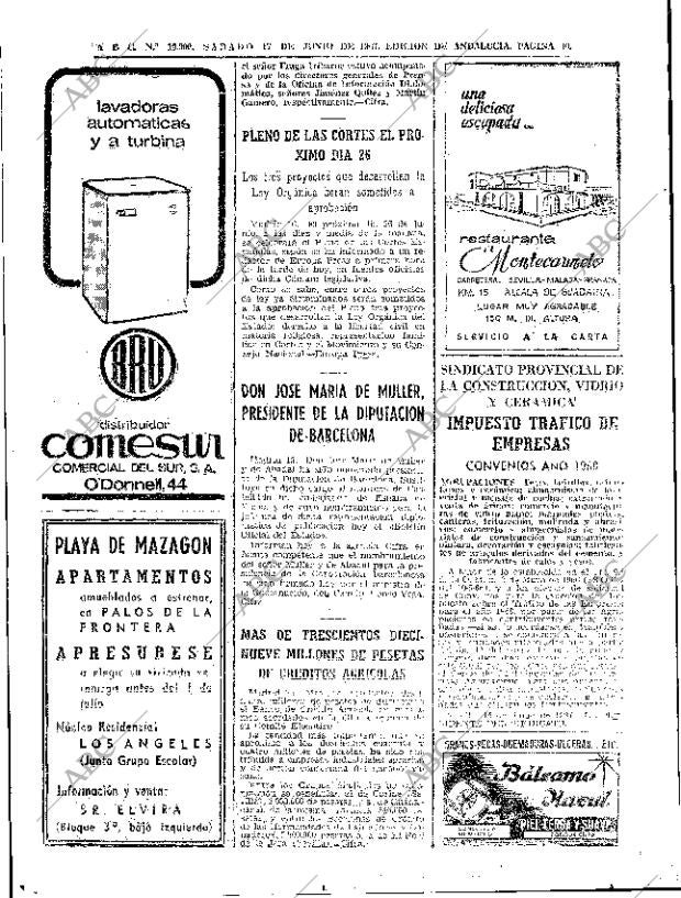 ABC SEVILLA 17-06-1967 página 40
