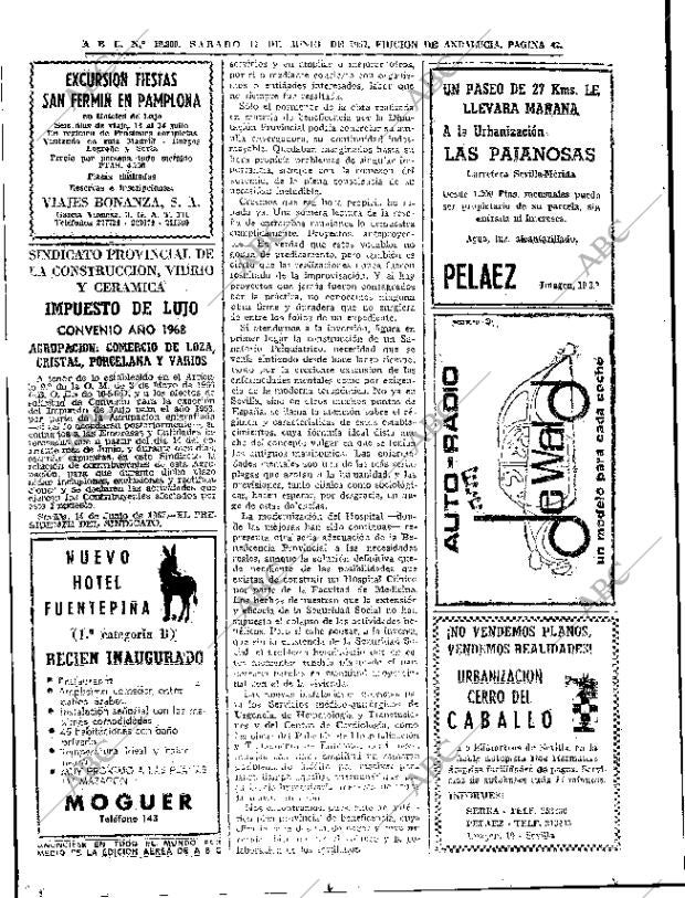 ABC SEVILLA 17-06-1967 página 42