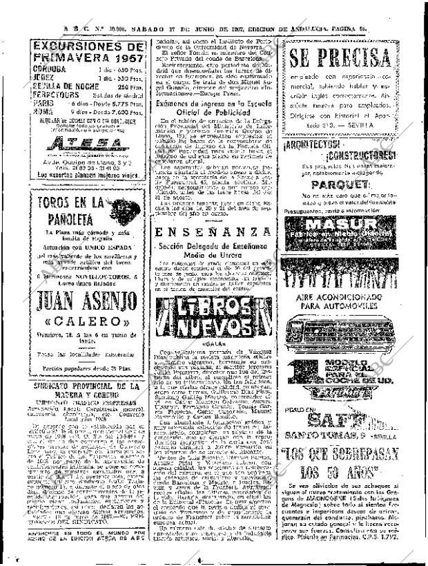 ABC SEVILLA 17-06-1967 página 46