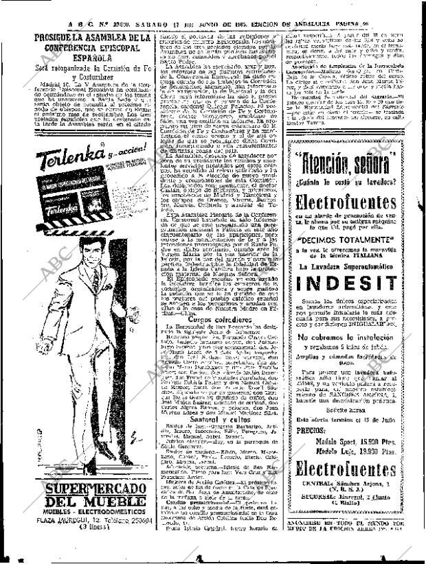 ABC SEVILLA 17-06-1967 página 56