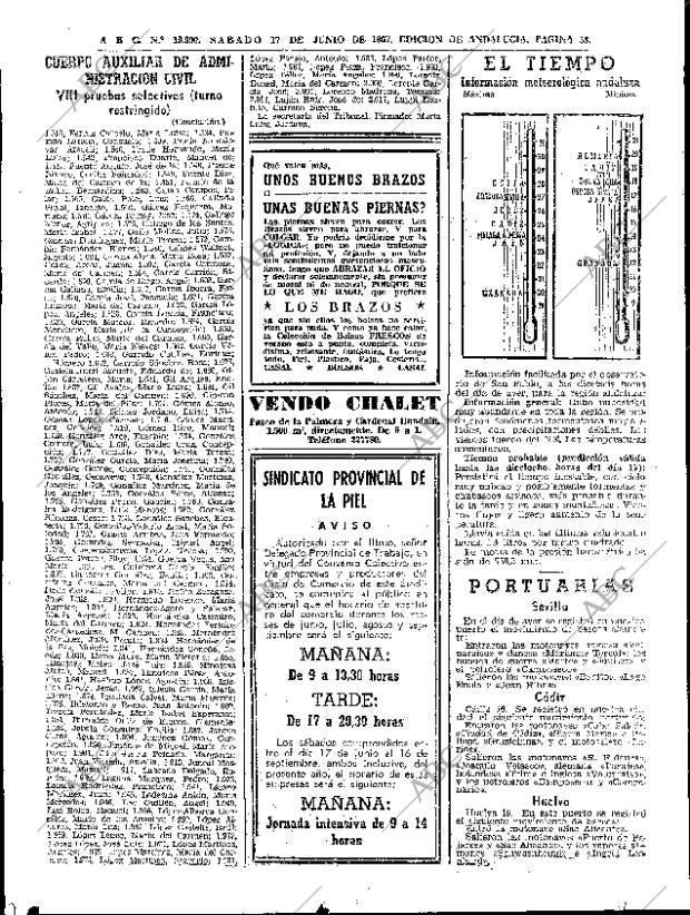 ABC SEVILLA 17-06-1967 página 58