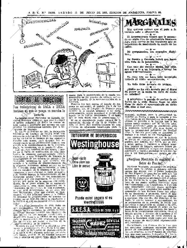 ABC SEVILLA 17-06-1967 página 59