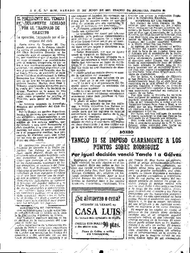 ABC SEVILLA 17-06-1967 página 65