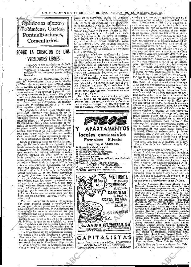 ABC MADRID 18-06-1967 página 48