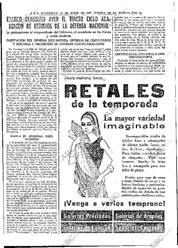 ABC MADRID 18-06-1967 página 63