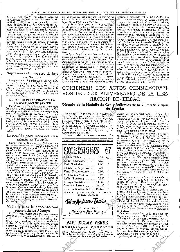 ABC MADRID 18-06-1967 página 73