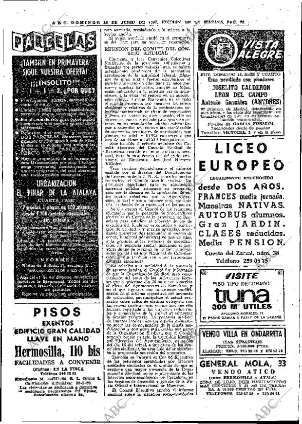 ABC MADRID 18-06-1967 página 78