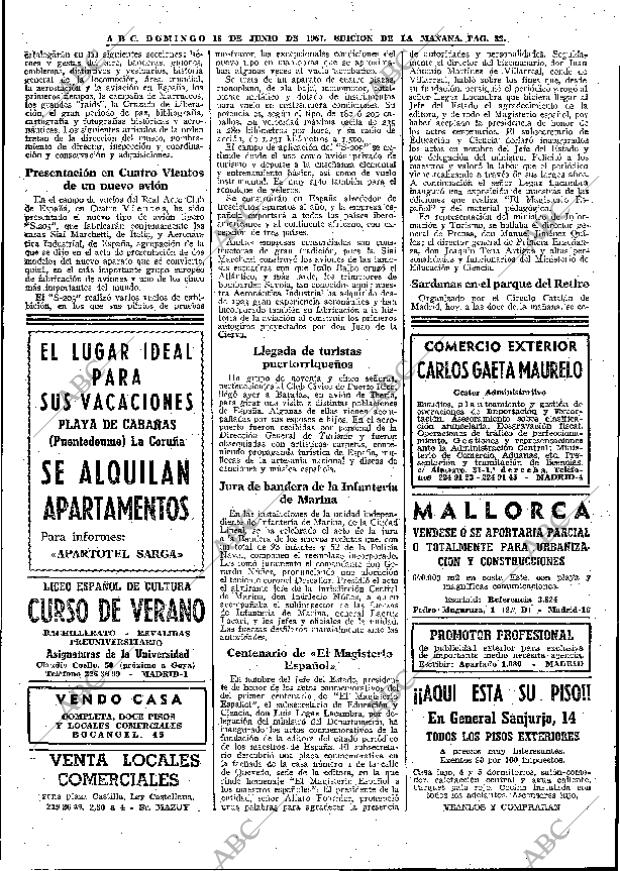 ABC MADRID 18-06-1967 página 82