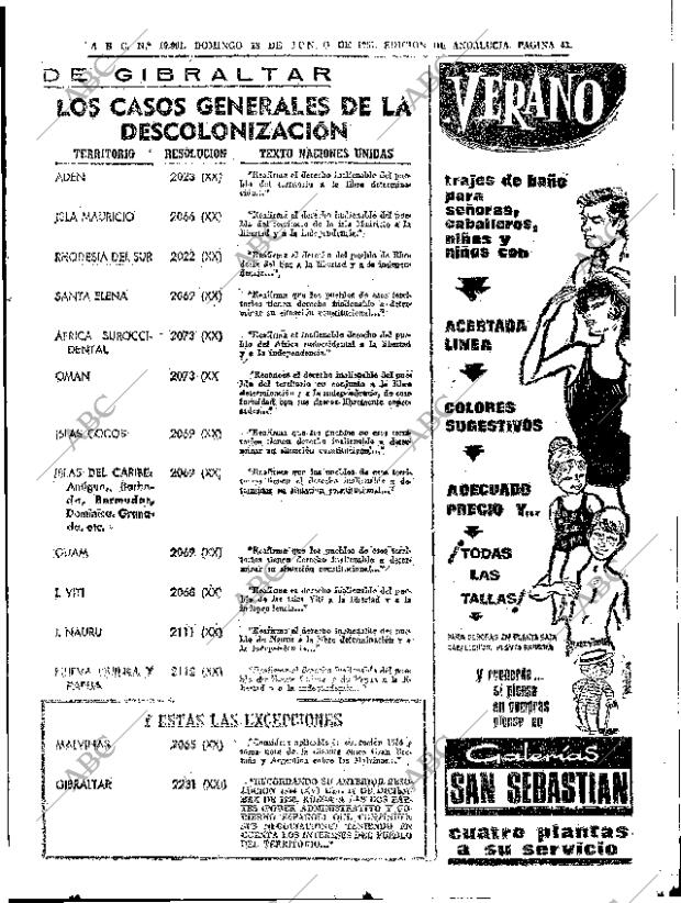 ABC SEVILLA 18-06-1967 página 43